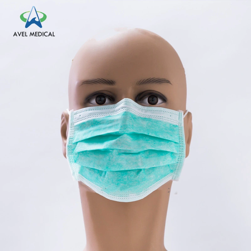 En14683 Protective Safety Dust Nonwoven 2ply 3ply 4ply PP 95% 99% Filtration Disposable Face Mask Surgical Hospital Medical Face Mask